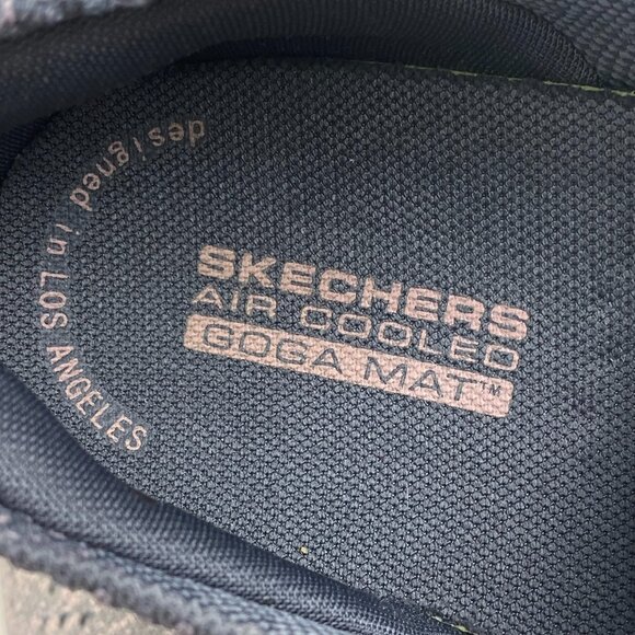 Skechers GO WALK Flex Knit Dark Gray Comfort Running Shoes Womens Size 10 - Picture 5 of 12